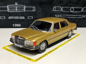 iScale 1/18 Mercedes Benz S class 450 SEL 6.9 (W116) 1975-1980 gold　メルセデス　ベンツ