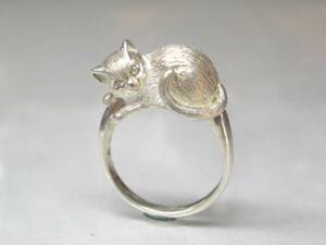 日溜りの子猫silver925◎新品・即決　ネコ　ねこ　絵本　童話　お伽噺　寓話　