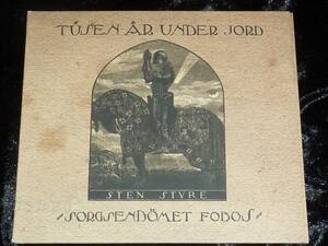 Tusen Ar Under Jord / Sorgsendomet Fobos = CD(輸入盤,紙ジャケット仕様,アンビエント,ドローン,スウェーデン)