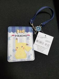 送料無料 ピカチュウ リール付き パスケース 定期入れ ポケモン pokemon pass case