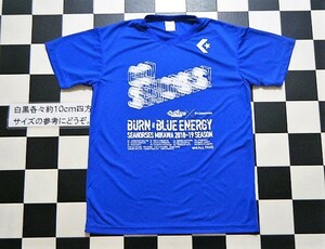 コンバース 半袖 Tシャツ 青 れ3785　 シーホース三河 2018-2019