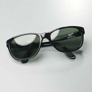 MG4618◎デッドストック イタリア製 Persol ペルソール 2547-S カラーレンズ サングラス ブラック 58□19 140 フレッチャ