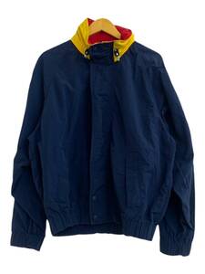 TOMMY HILFIGER (トミーヒルフィガー) ナイロンジャケット 古着 90s 袖刺 フード有り ブルゾン 2WAY M ネイビー メンズ/004