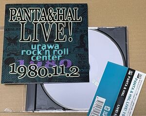 送料込 PANTA & HAL LIVE!1980.11.2 / CARA3018