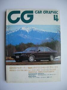 古いカーグラフィック誌　83年4月 ルノー5 メルセデス280TEなど