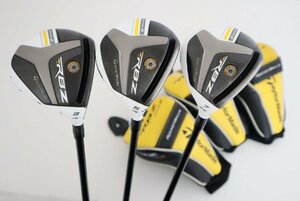 ●値下！テーラーメイド★ロケットボールズ-RocketBallz- STAGE 2フェアウェイウッド　3本セット（3W・5W・7Ｗ）TM1-213カーボン　R(63100