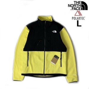 1円～!売切!【正規新品】THE NORTH FACE◆DENALI JACKET フリース デナリ US限定 厚手 上質 ポーラテック アウトドア(L)黄 181024-15