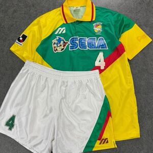 1996 MIZUNO J.LEAGUE MIZUNO ジェフ市原 現 ジェフユナイテッド市原 ジェフユナイテッド千葉 レプリカ ユニフォーム セットアップ 上下