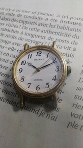 【オリエント レディースウォッチ】腕時計 ビンテージ アンティークウォッチ vintagewatch クォーツ腕時計 ORIENT ゴールド アラビア数字