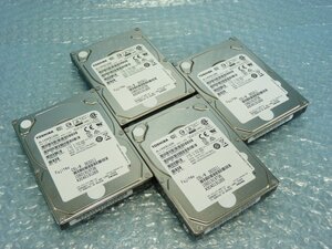 1OQK // 4個セット TOSHIBA AL14SEB120N 1.2TB 2.5インチ SAS HDD 10K(10000)rpm 12Gb 15mm /A3C40191269// Fujitsu RX2530 M2 取外//在庫3