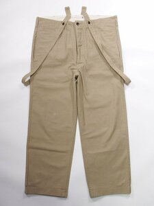 美品 19ss visvim CAMUS BRACES PANTS WD BEIGE 3