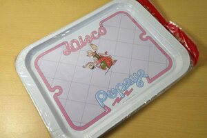 Й★POPEYE ポパイ★トレー★角型★お盆★トレイ★株式会社ぶんぶく★昭和レトロ★未使用品★定形外可★