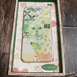 *iphone5 よしいちひろ アイフォンケース cat 猫*