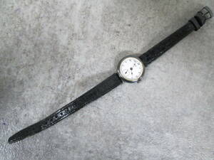 【0618n F11112】4℃ ヨンドシー レディース腕時計 Ag925 シルバー 手巻き スモセコ 4 degrees centigrade 稼働品 現状