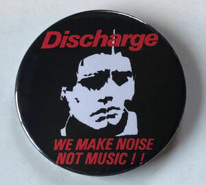 DISCHARGE - Anarchy Face 缶バッジ 31mm #UK #punk #80