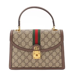 【グッチ】Gucci　GGスプリーム オフィディア 2WAY ショルダー ハンドバッグ 651055 ベージュ 【中古】【正規品保証】203015