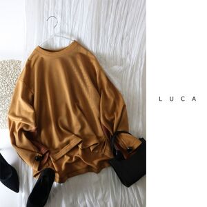 2023-24AW☆ルカ LUCA☆洗える 裏毛リブスウェット/サイドスリット切替デザインスウェット☆A-O 0370