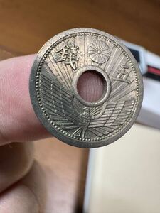  5銭白銅貨 コイン 硬貨 古銭 穴銭 貨幣 コレクション 銅貨 