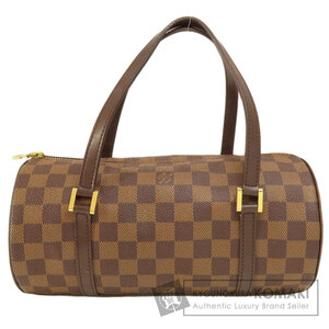 LOUIS VUITTON ルイヴィトン N51304 パピヨン26 ダミエ エベヌ ハンドバッグ ダミエキャンバス レディース 中古