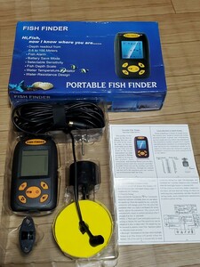 ★携帯型魚群探知機 PORTABLE FISH FINDER ポータブルフィッシュファインダー ワカサギ釣りやボート釣りに★