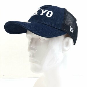 美品 NEW ERA ニューエラ 東京読売ジャイアンツ ロゴ刺繍 メッシュキャップ YOUTH キッズ ジュニア 子供用 ベースボール 帽子 巨人 野球