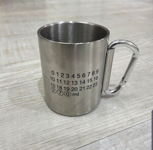 ④ 22AW 新品 未使用 SECOND LAB. CARABINER NUMBER MUG セカンドラブ カラビナ マグカップ シルバー系 定価¥2750