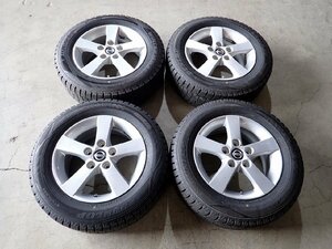 YS9980【送料無料195/65R15】ニッサン純正 ラフェスタハイウェイスター純正 中古スタッドレスセット■15×6J 114.3/5H ET52.5■