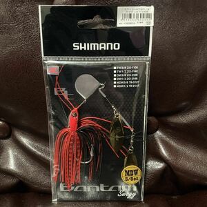 MDW3/8オンス バンタム スウェジー 新品 レッドブラック シマノ バス BASS スピナーベイト SHIMANO