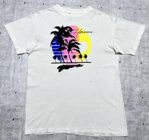 90s 00s USA企画 ハワイ ビーチ Tシャツ サンセット USA古着　　アメリカ古着 Y2K 90年代 00年代 オールド ヴィンテージ ビンテージ 柳8172