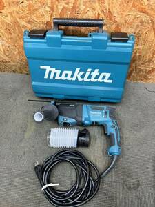 美品 makita マキタ HR2631F AVT 26mm-SDS プラス ハンマドリル ハンドル ガイド LEDライト付 集塵カップ 穿孔 ハツリ 無段変速 正逆転両用