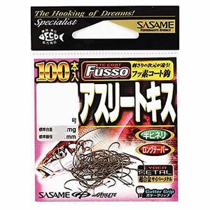 ささめ針(Sasame) 22ZAS アスリートキス (TCフッ素コート) 100本入り #6