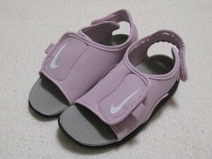 NIKE SUNRAY ADJUST V2 TD ライラック 16cm ナイキ サンレイ アジャスト ベビー サンダル ピンク DB9566-501