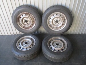 109062 YXS11 コンフォート スチール ホイール 175/80R14 タイヤ 【4本】 114.3 5穴 14×5.5J 個人宅配送不可