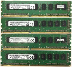 【2GB×4枚セット】低電圧版 M PC3L-12800E 計8GB 1R×8 or 2R×8 中古メモリ サーバー用 DDR3 ECC 即決 動作保証【送料無料】