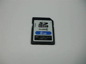  ジャンク扱い　地図データ?　2013年春版?　8GB　SDHCカード　SDカード　ナビ