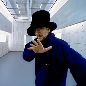 激レア☆ ジャミロクワイ着用 ネイビー イギリス製 80s berghaus バーグハウス フリース ジャケット Jamiroquai ヴィンテージ パタゴニア