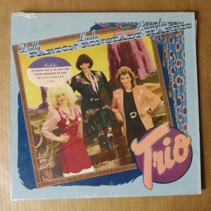 DOLLY PARTON, LINDA RONSTADT, EMMYLOU HARRIS「TRIO」米ORIG [WARNER BROS.] ステッカー有シュリンク美品