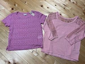 新品・未使用★American Eagle レース 7分袖カットソー・半袖カットソー★