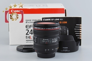 【中古】Canon キヤノン EF 24-70mm f/4 L IS USM 元箱付き