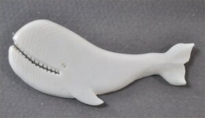 ナンタケットバスケット用のマンモス牙のクジラオーナメント特価提供