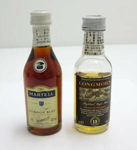 ☆未開栓☆MARTELL CORDON BLEU/LONG MORN 50ml ミニボトル 2本セット コレクション 古酒