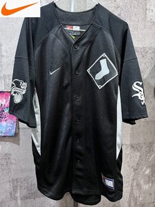 美品 ナイキ MLB シカゴ ホワイトソックス ユニフォーム L NIKE CHICAGO WHITE SOX