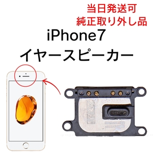 Apple 純正 取り外し品 iPhone7 イヤースピーカー speaker スピーカー 耳 アイフォン 部品 修理 交換