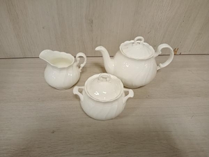 現状品 Noritake　ノリタケ　スタジオコレクション　ティーポット　クリーマー　シュガーポット