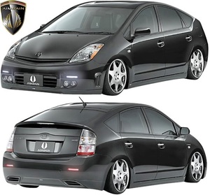 【M’s】TOYOTA 20 プリウス NHW20 (2003y-2011y) AIMGAIN フルキット 3点 (F+S+R)／／FRP エイムゲイン エアロ プリウスエアロ 20プリウス