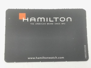 HAMILTON　ハミルトン　ギャランティー　H24411732用　純正品