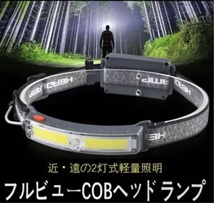 ヘッドライト LED USB-C充電式XPG+COB 高輝度防水 MT-1