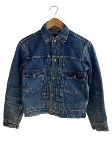 Levi’s◆VT/50s/XX/517/2nd/革パッチ/Gジャン/36/デニム/IDG/ダメージ有//