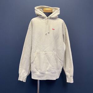 Supreme Small Box Logo Hoodie シュプリーム スモールボックス ロゴ フーディー size L ベージュ