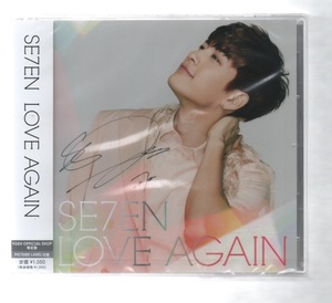 SE7EN (セブン)　「Love Again」 (YGEX Official Shop 限定盤)　★　未開封品　★　日本発売盤CD　★　2012年